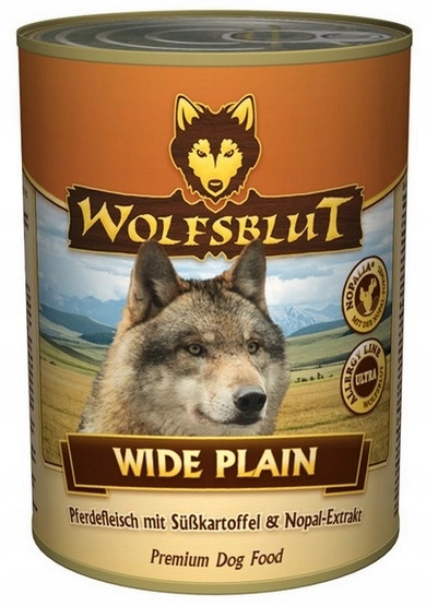 Mokré krmivo pro psy Wolfsblut Wide Plain Adult koňské maso 6x395g