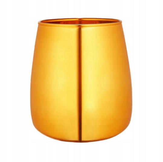 wazon szklany GOLD DECO 17cm AMBITION 73518