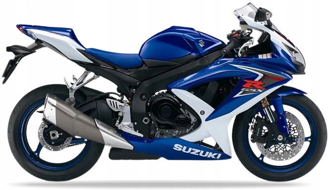 Samolepky Juula Pro Suzuki Gsxr 600 2008 Modré Yky Bílé Ybd
