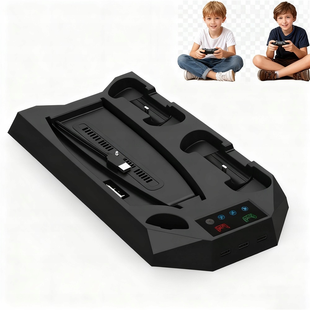 Nabíjecí Stojan Pro PS5 S Ventilátorem, 3 Stupně Odvádění Tepla