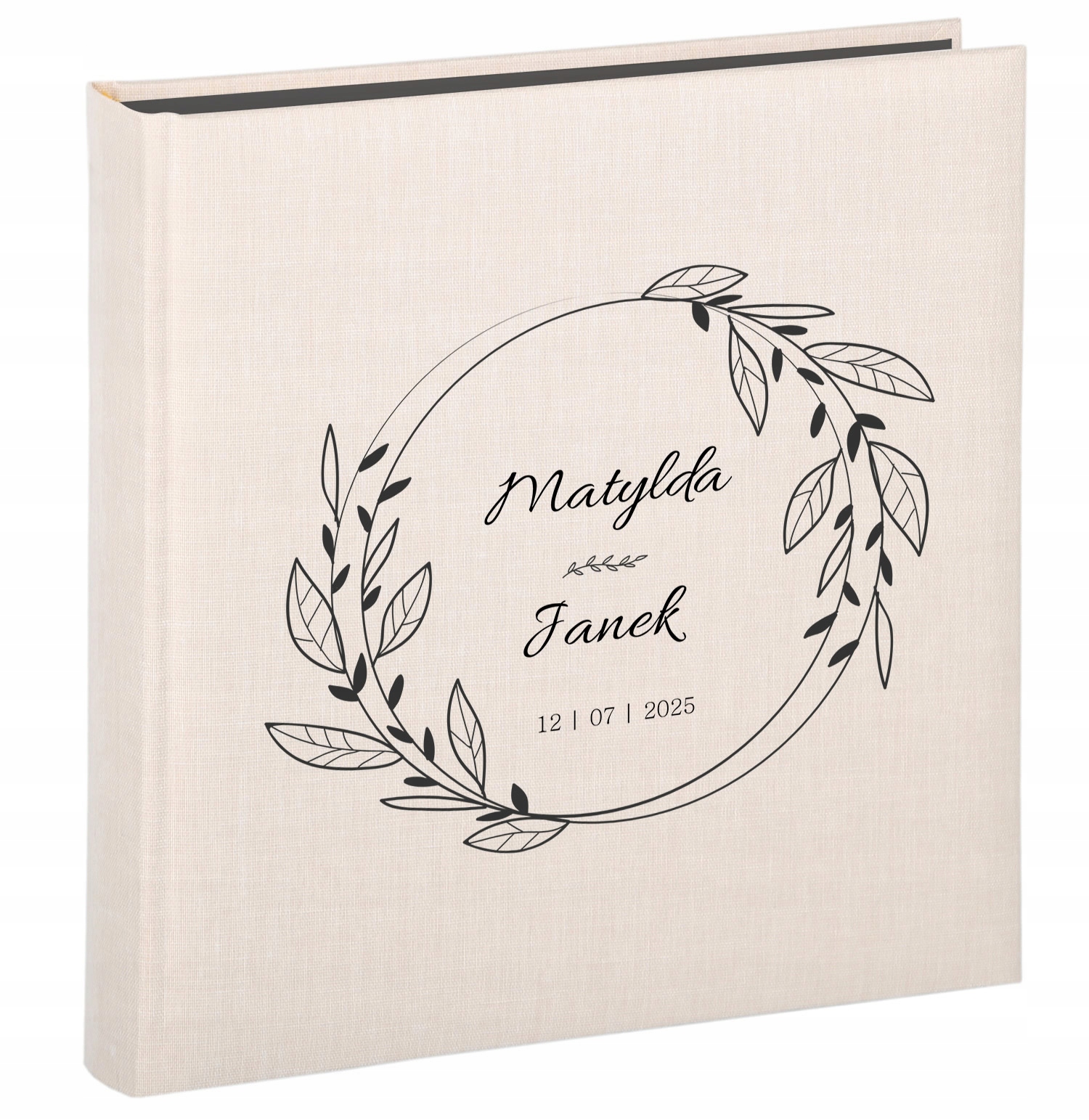 Album na zdjęcia ślubne Ślub Rocznica 30 czarnych kart Twój Nadruk