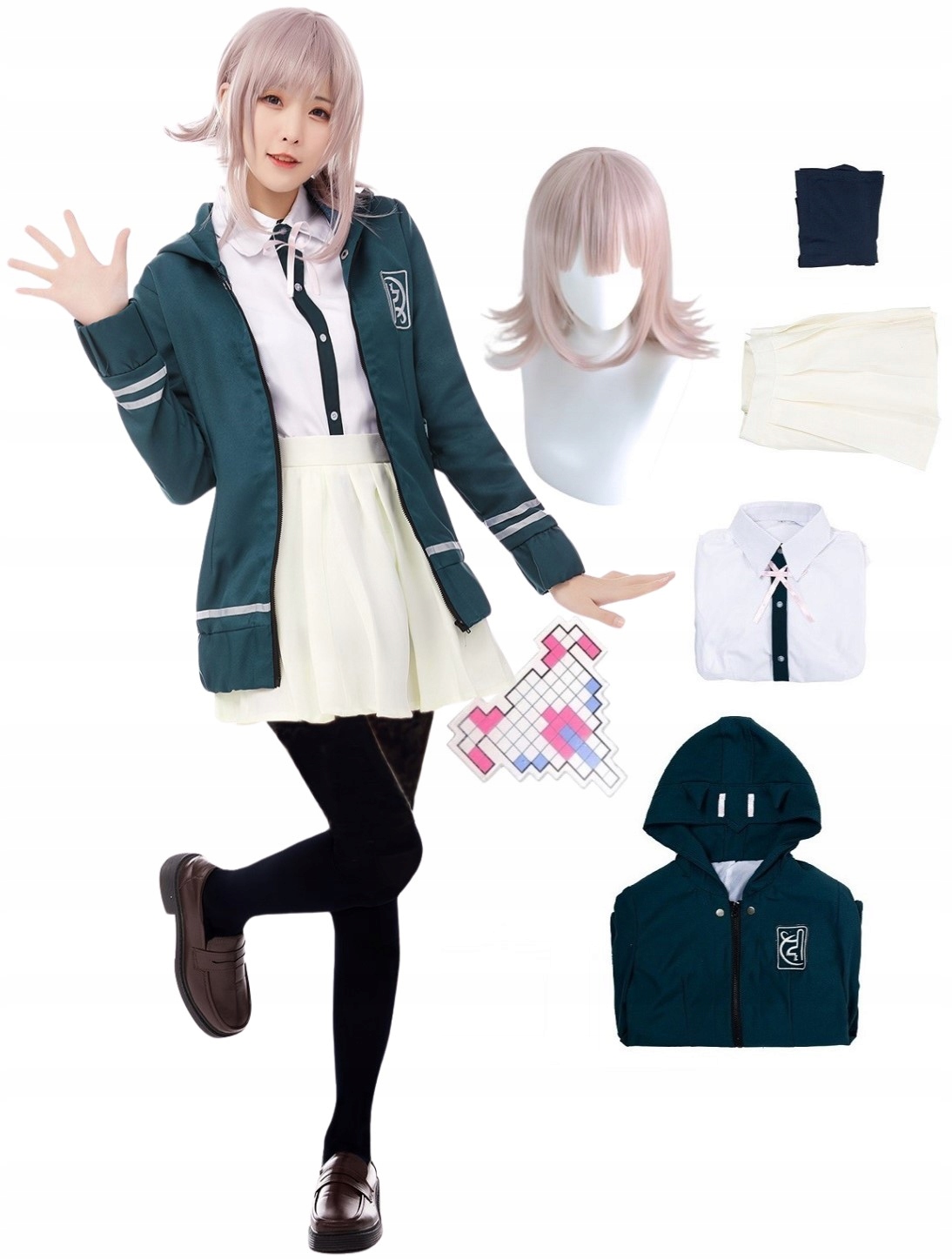 Kostým Chiaki Nanami Cosplay Anime 164/170
