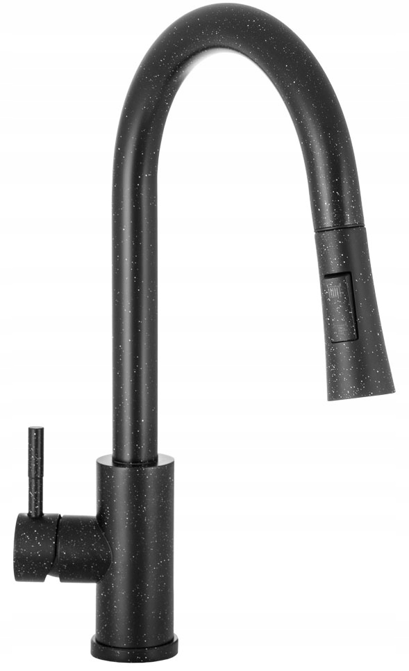 Snake Slim Granitová Kuchynská Batéria S Výsuvným Výtokom