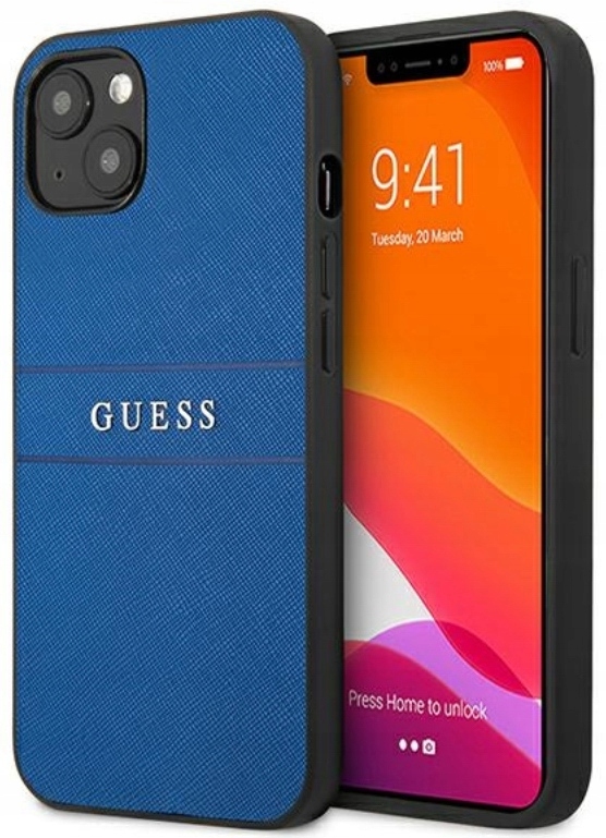 Guess Saffiano Metal Logo pro iPhone 13 6.1''