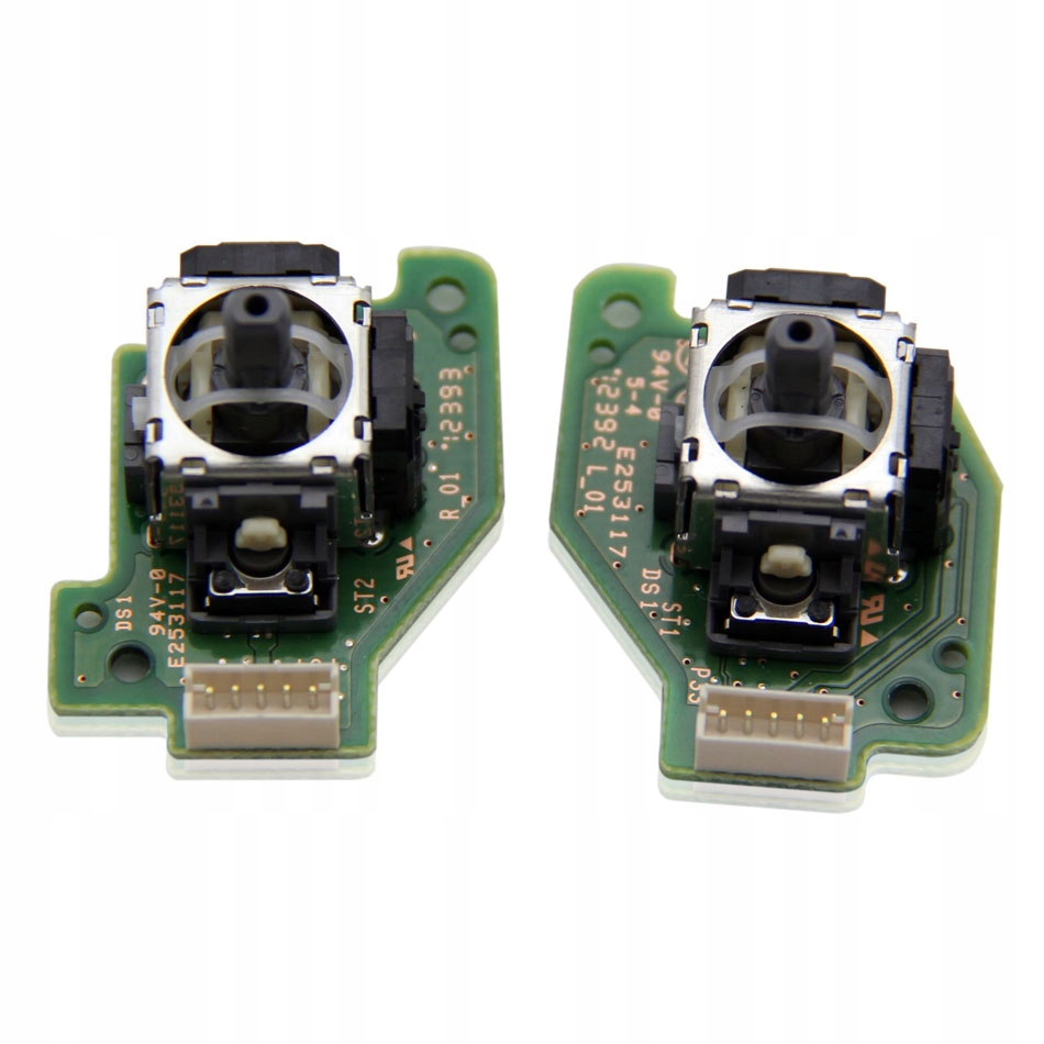Dwa analogi na płytkach PCB do GamePada Wii U