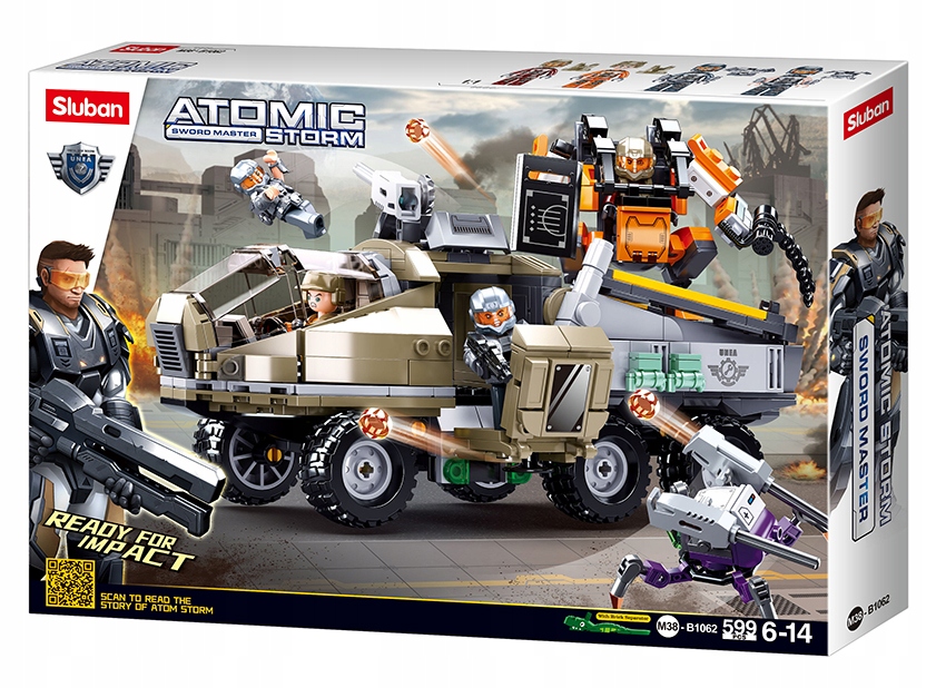 KLOCKI SLUBAN POJAZD WOJSKOWY KOSMICZNY ROBOT