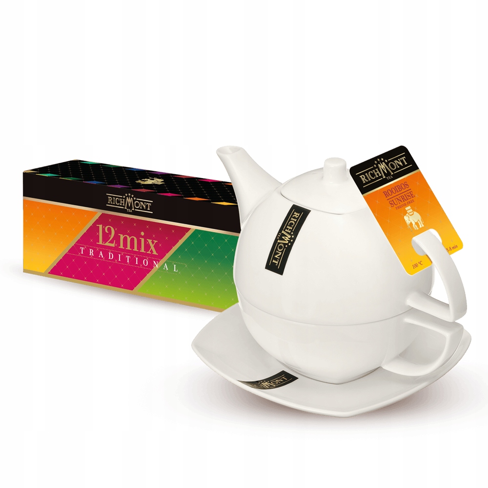 Richmont zestaw dzbanek Duo 12 saszetek herbaty Traditional