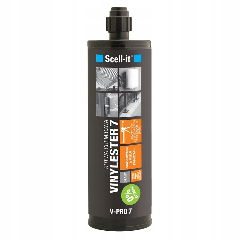 

Kotwa chemiczna winyl Scell-It V-pro 410ml / 12szt