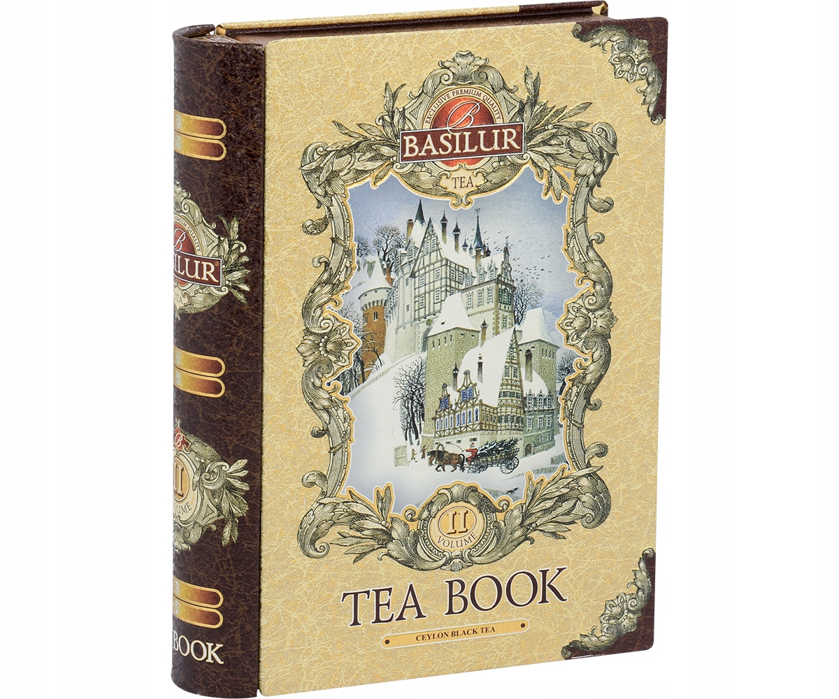 Levně Čaj černý Basilur Tea Book II list Kořeněná plechovka Kniha 100 g