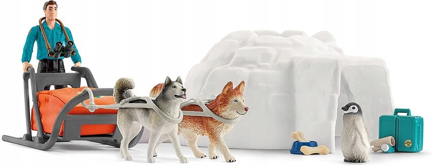 zestaw Schleich 42624 Ekspedycja Antarktydy Wyprawa na Antarktydę