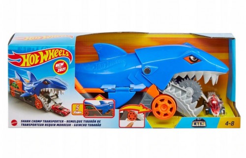

GVG36 Hot Wheels pojazd Rekin Shark transportowiec