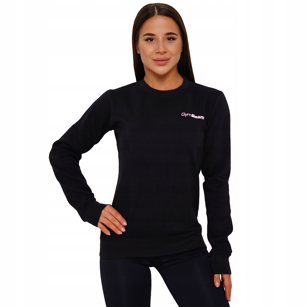 

Damska bluza dresowa Basic czarna GymBeam M