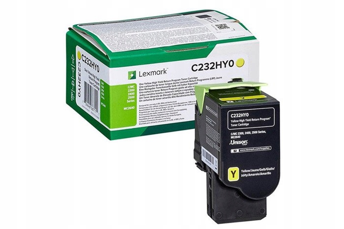 Originálny toner Yellow Lexmark C2325 (C232HY0)
