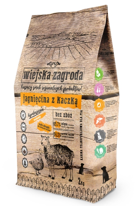 Wiejska Zagroda Karma Jagnięcina Z Kaczką 2KG