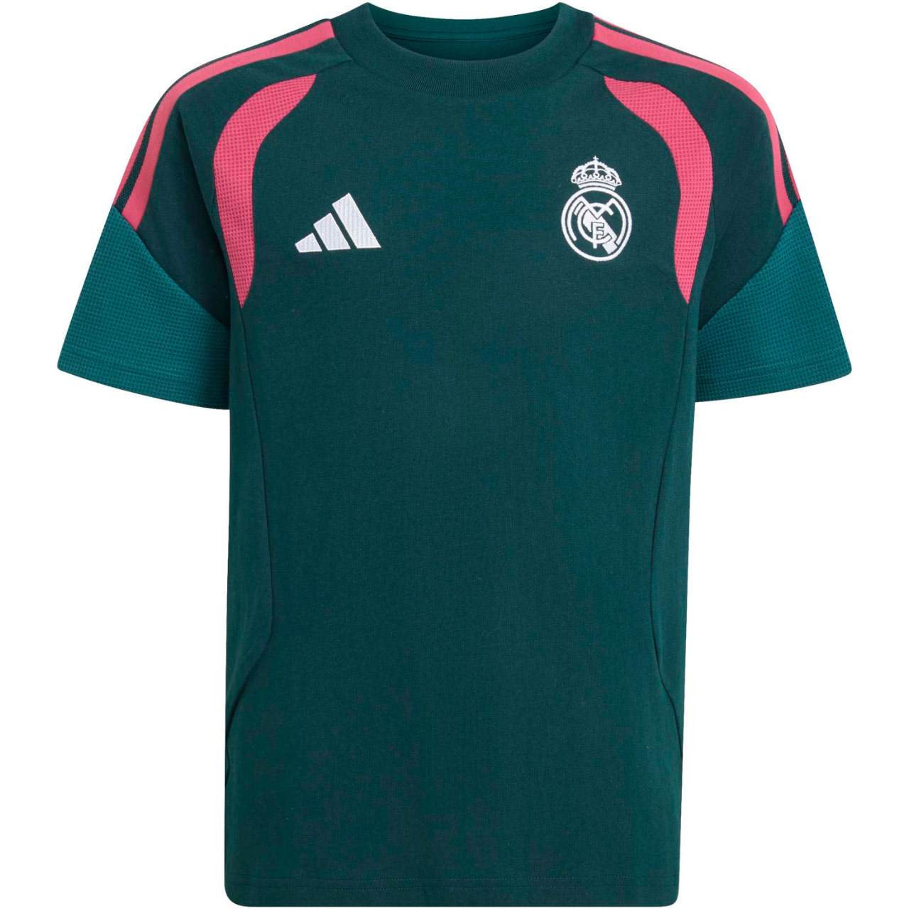Koszulka dla dzieci adidas Real Madrid 26/27 Tiro 26 Sweat Tee ciemnozielon