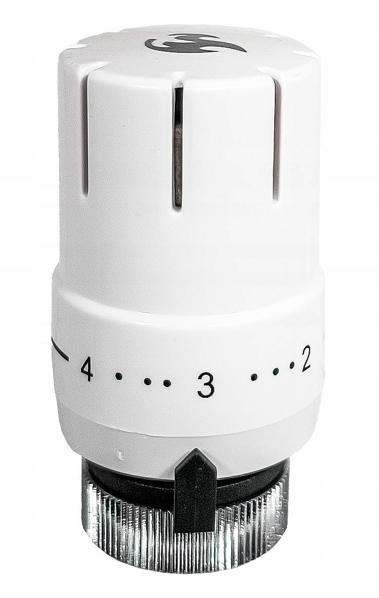 GŁOWICA TERMOSTATYCZNA GWINT M30x1.5 DO GRZEJNIKA BIAŁA TERMOSTAT UNI DAMIX Stan opakowania oryginalne