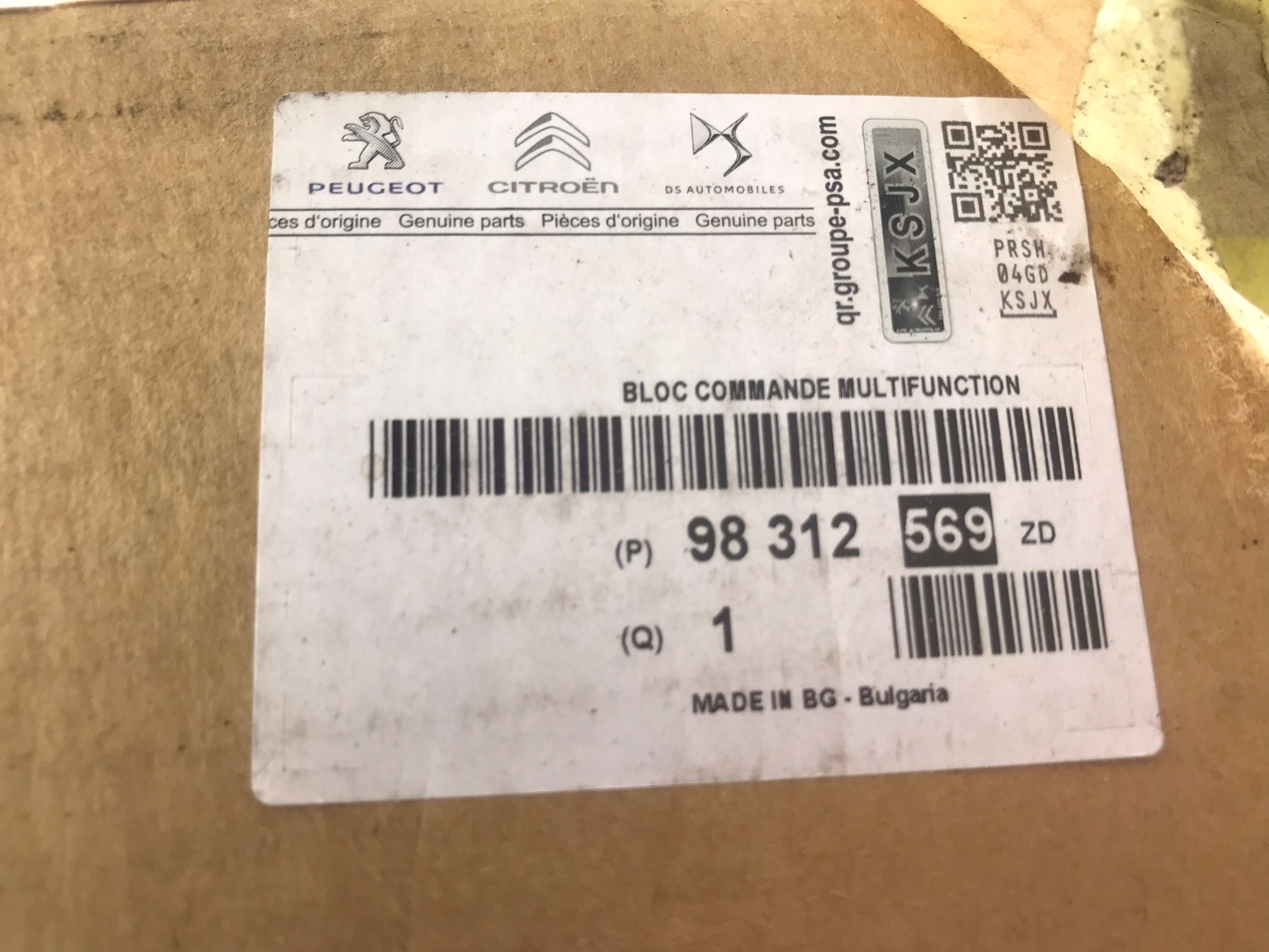 CITROEN BERLINGO IV PRZEŁĄCZNIK ZESPOLONY MANETKA TAŚMA 2018- Funkcje kierunkowskazy światła