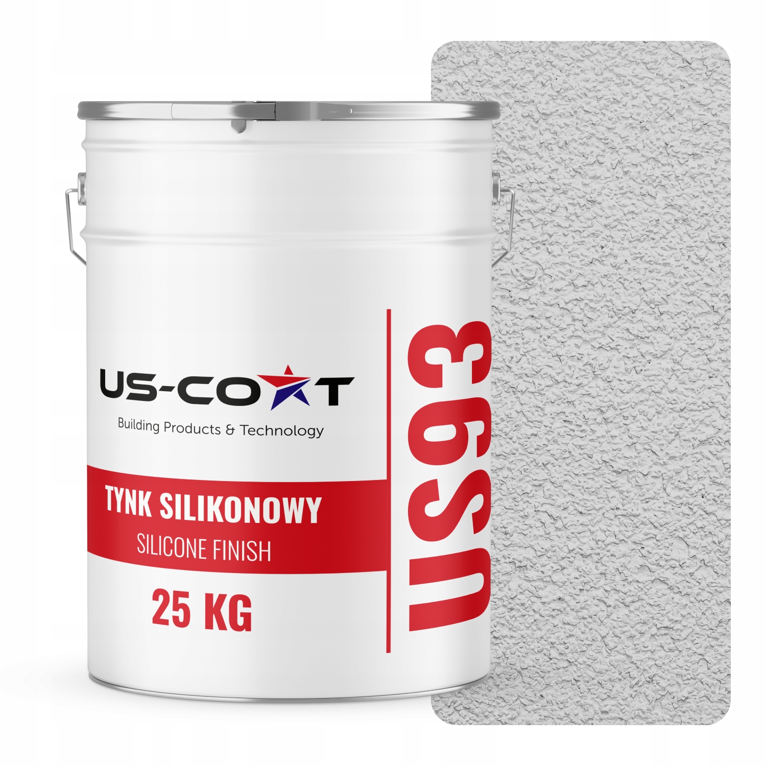 Silikonová Omietka Biela Zlomená Do Šedej F251 25 Kg Baranek Granulácia 1.5 mm