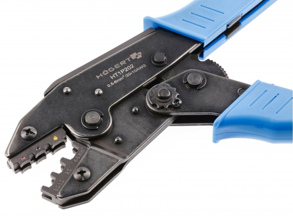 Zaciskarka Hoegert Technik HT1P202 0,5 mm² - 6 mm² Minimalny przekrój przewodu 0.5 mm²