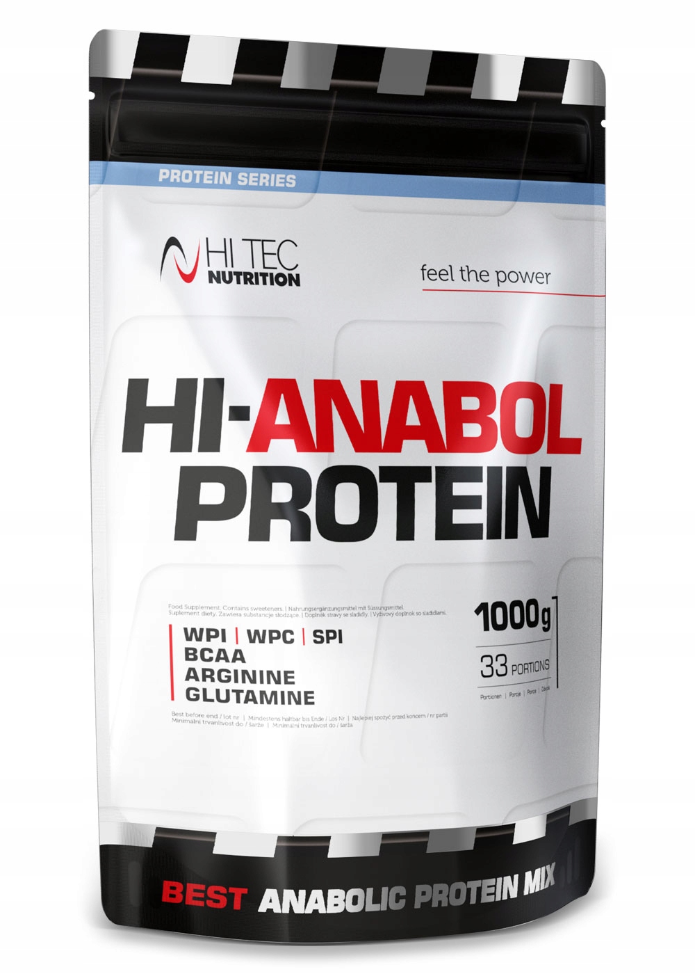 Hi Tec Hi Anabol protein 1000 g Whey Wpi Wpc Bílkovina