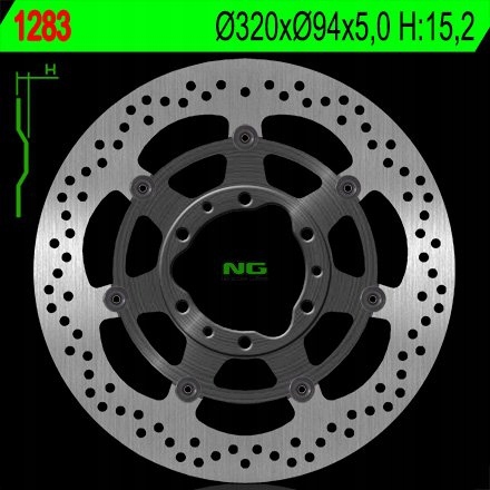 Predný Brzdový Kotúč Honda Cbr 1000RR '08-'17 (320X94X5) (6X6,5 MM)