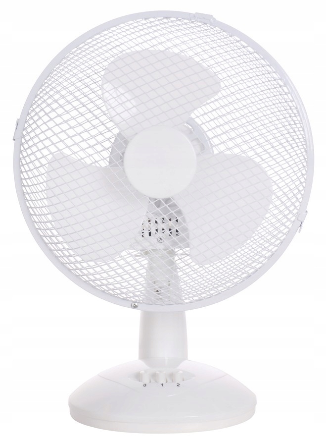 Stolní Ventilátor 30 CM Bílý