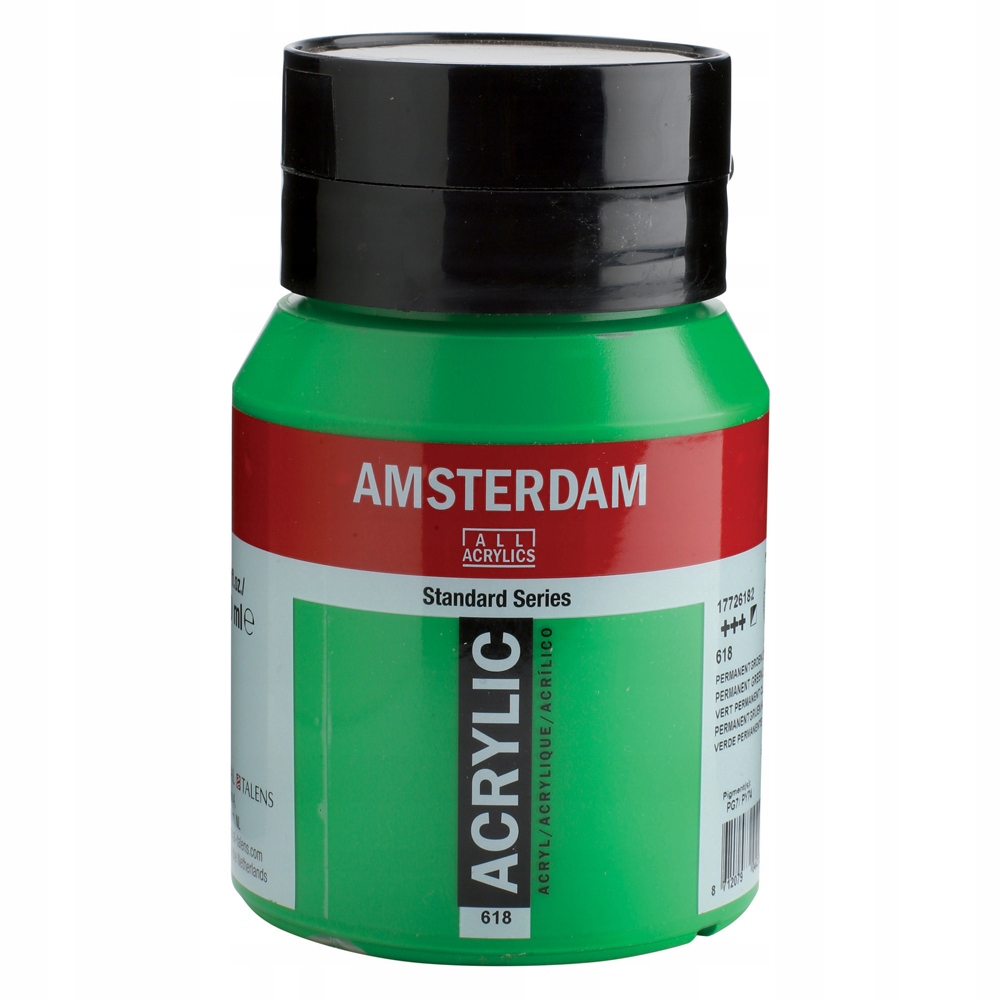 Talens Amsterdam barva akryl 500ml 618 per green L
