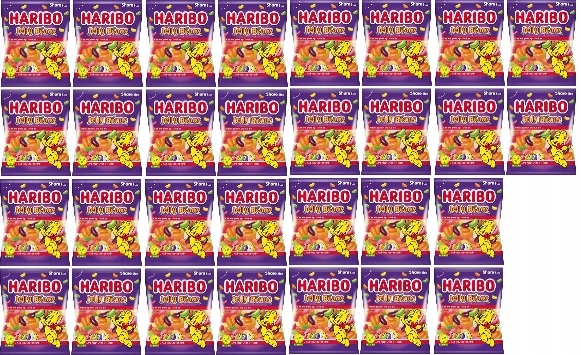 Levně 30x 175g Haribo želé bonbóny v krabičce