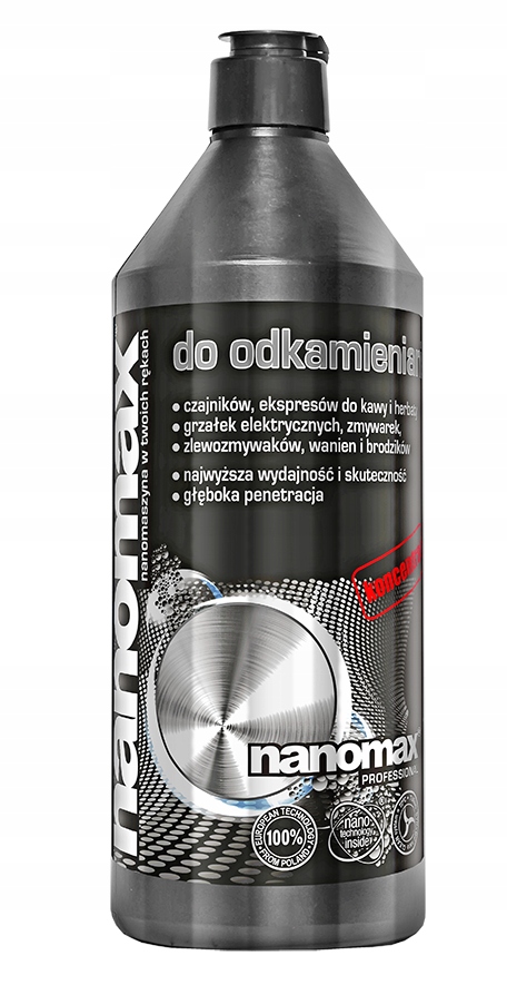 NANOMAX PROFESSIONAL DO ODKAMIENIANIA EKSPRESÓW CZAJNIKÓW BOJLERÓW - 1L