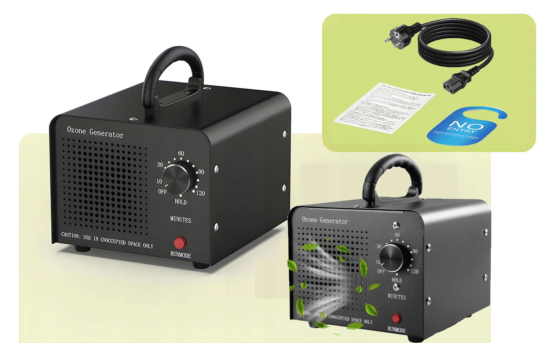 GENERATOR OZONU OZONATOR PROFESJONALNY Rilbstix 60000mg/h Waga produktu z opakowaniem jednostkowym 2.22 kg