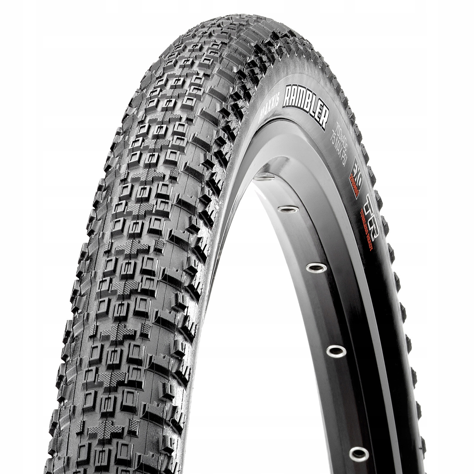 Opona rowerowa Maxxis Rambler 700x40c 60 Tpi Tr Ss Zwijana