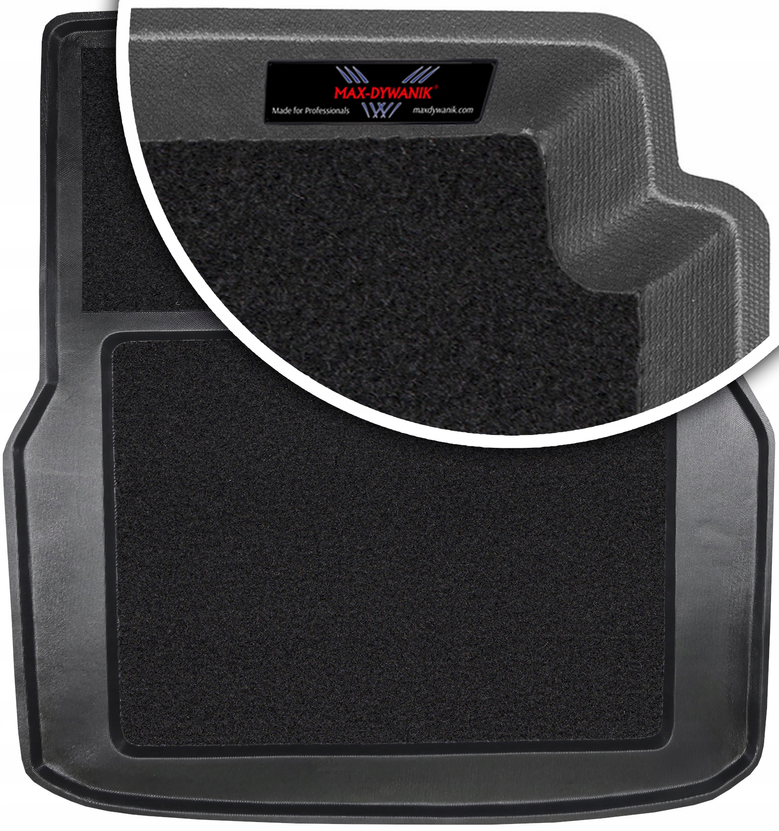 Audi A8 D3 Limuzína/Sedan 2002-2010 Koberec do zavazadlového prostoru s velurovou podložkou