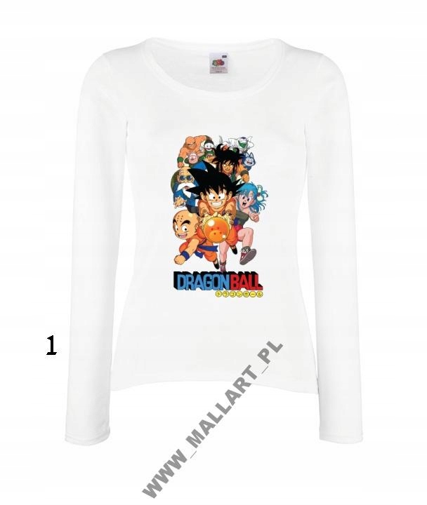 

Bluzka Damska Dragon Ball Anime Manga Wzory