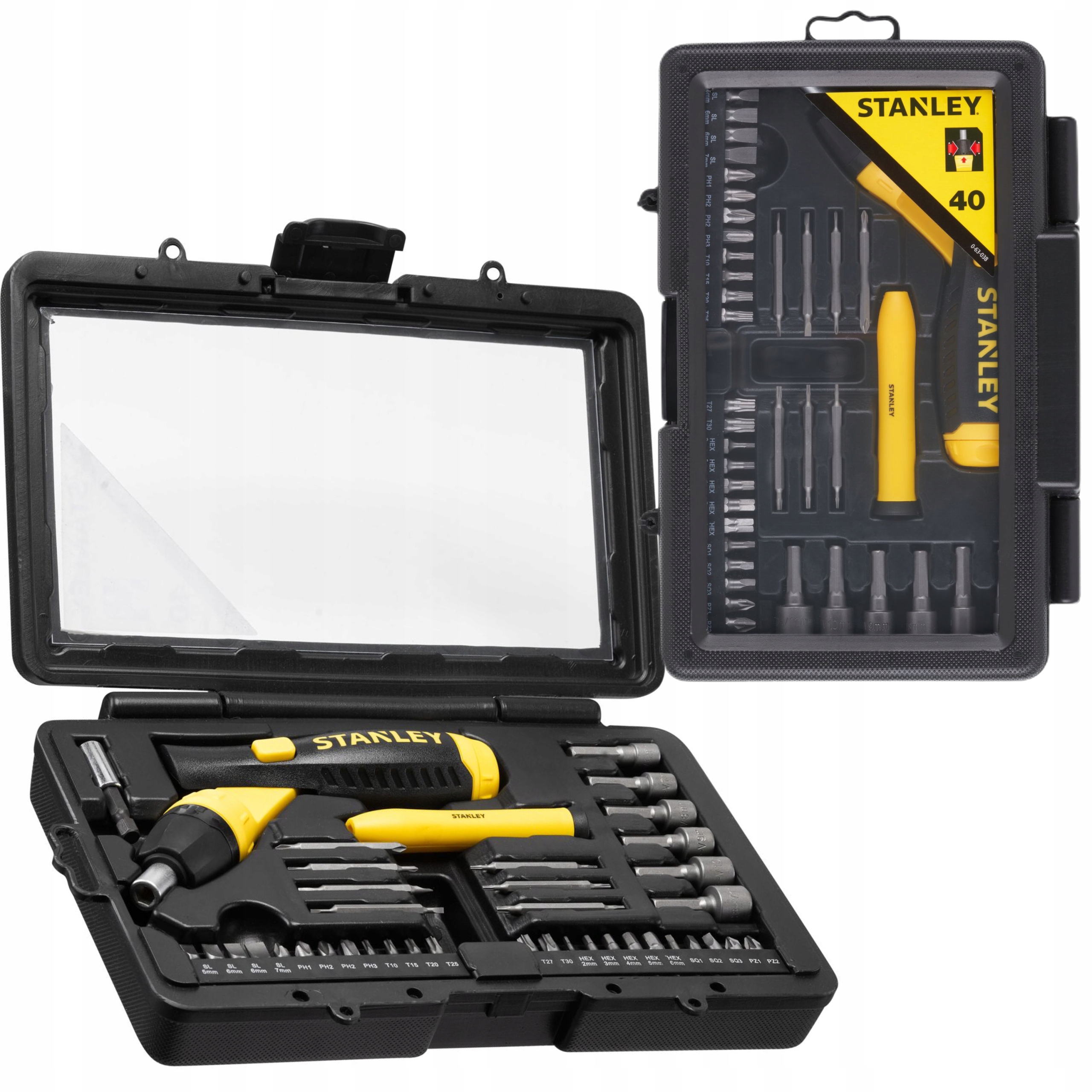 

Stanley Zestaw Wkrętaków Z Końcówkami I Grzechotką