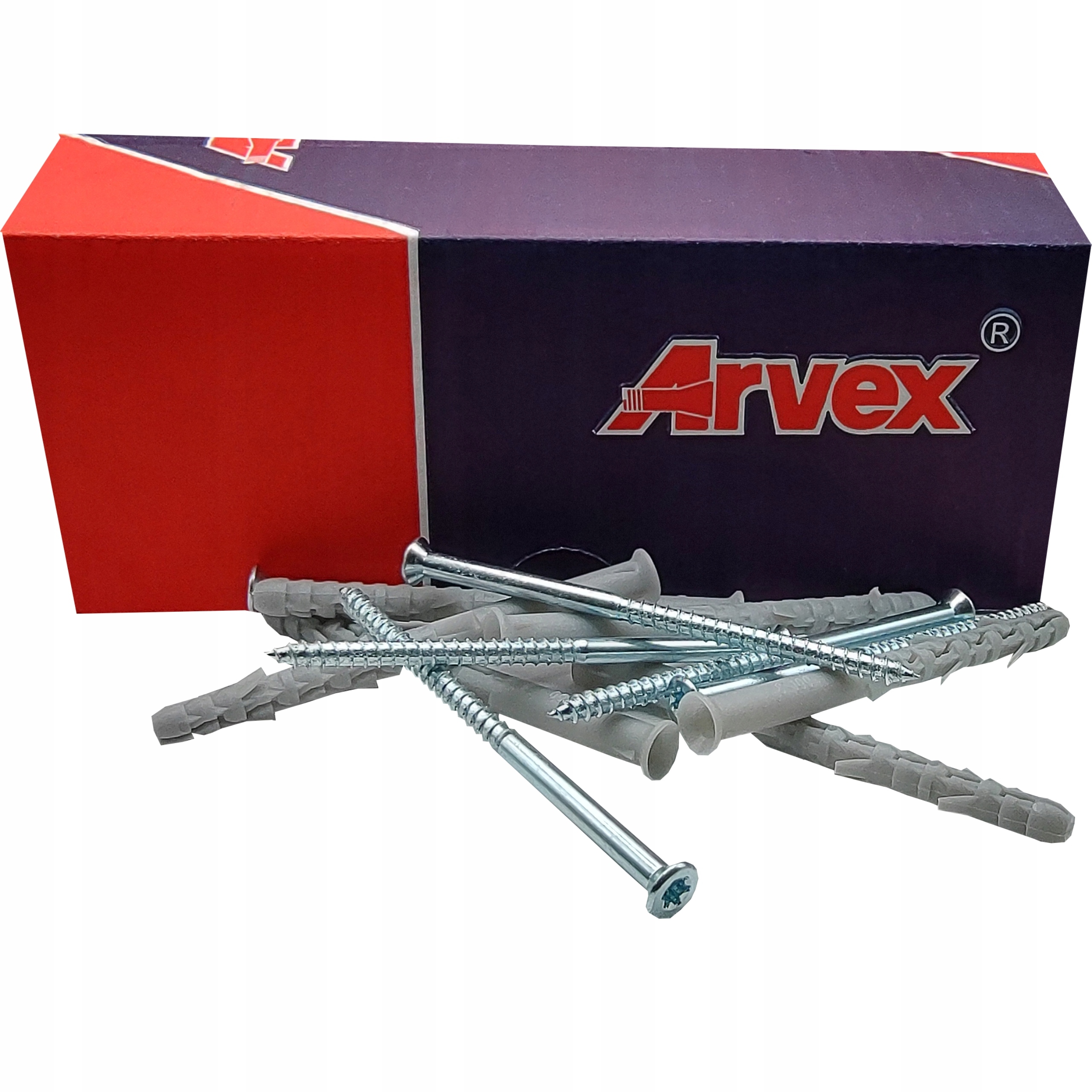 Arvex Dlouhý Rámový Kolík S Vrutem 10X160, 100 Ks