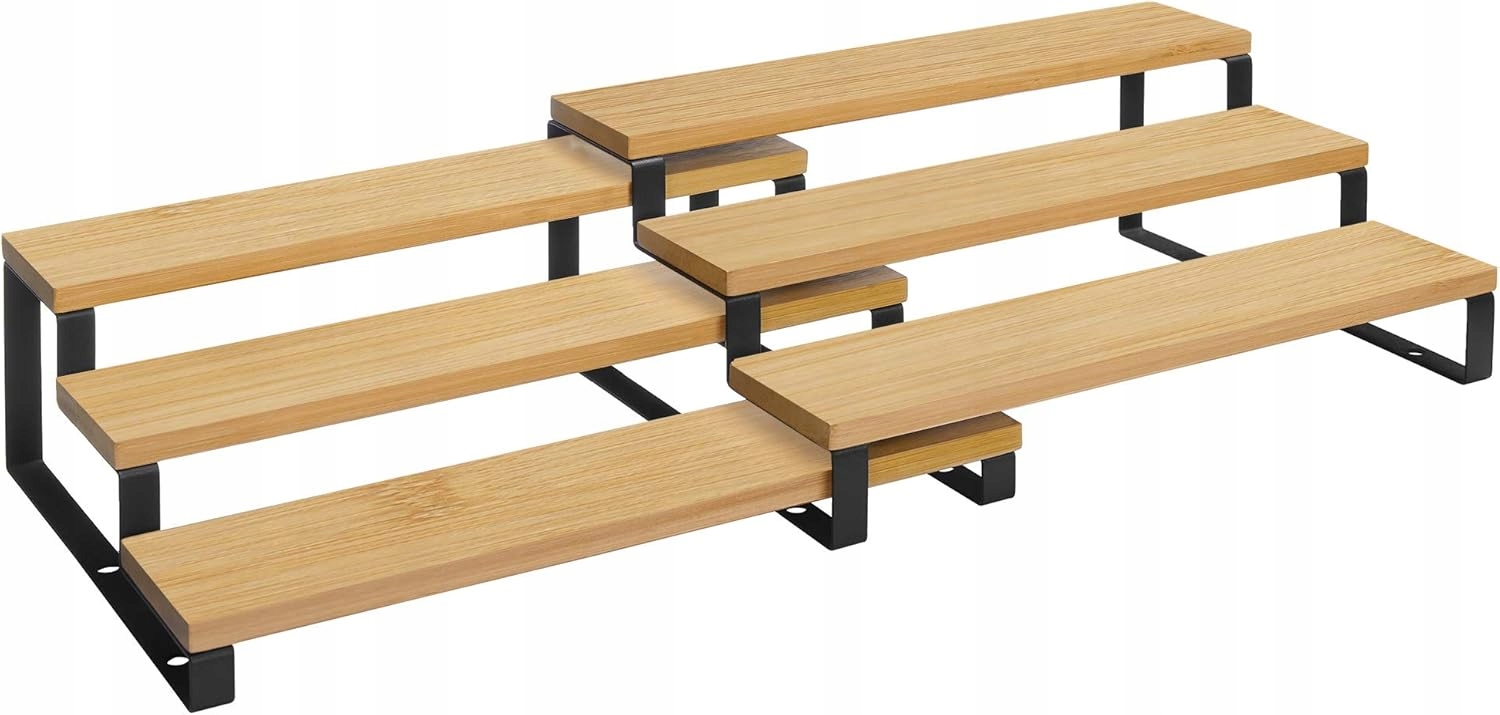 Songmics Stojany na koření – sada 2 kusů, bambusové, přírodní