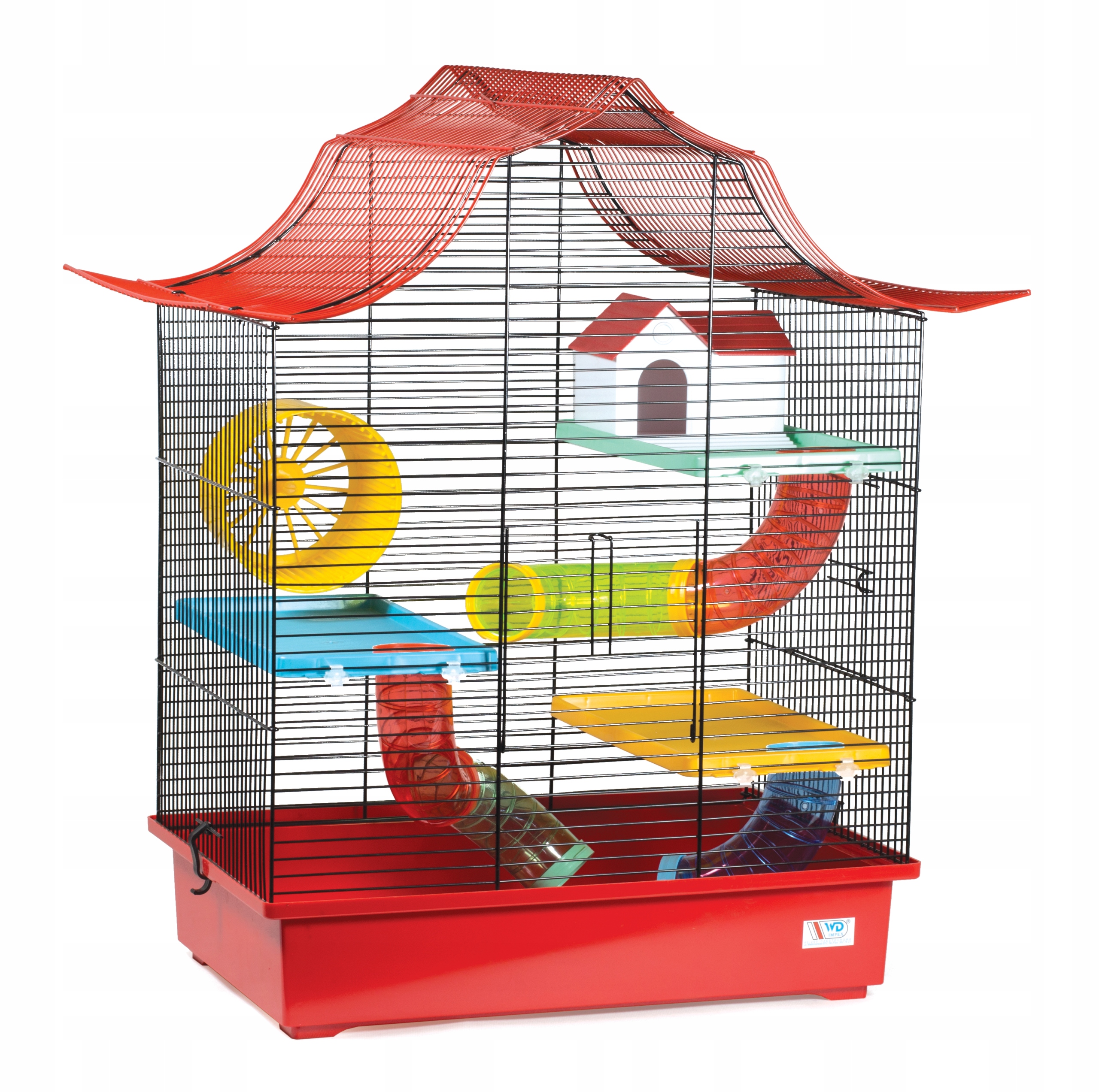 Levně Klec pro malé hlodavce CH8 Wd-impex 65,5 x 59 x 41 cm
