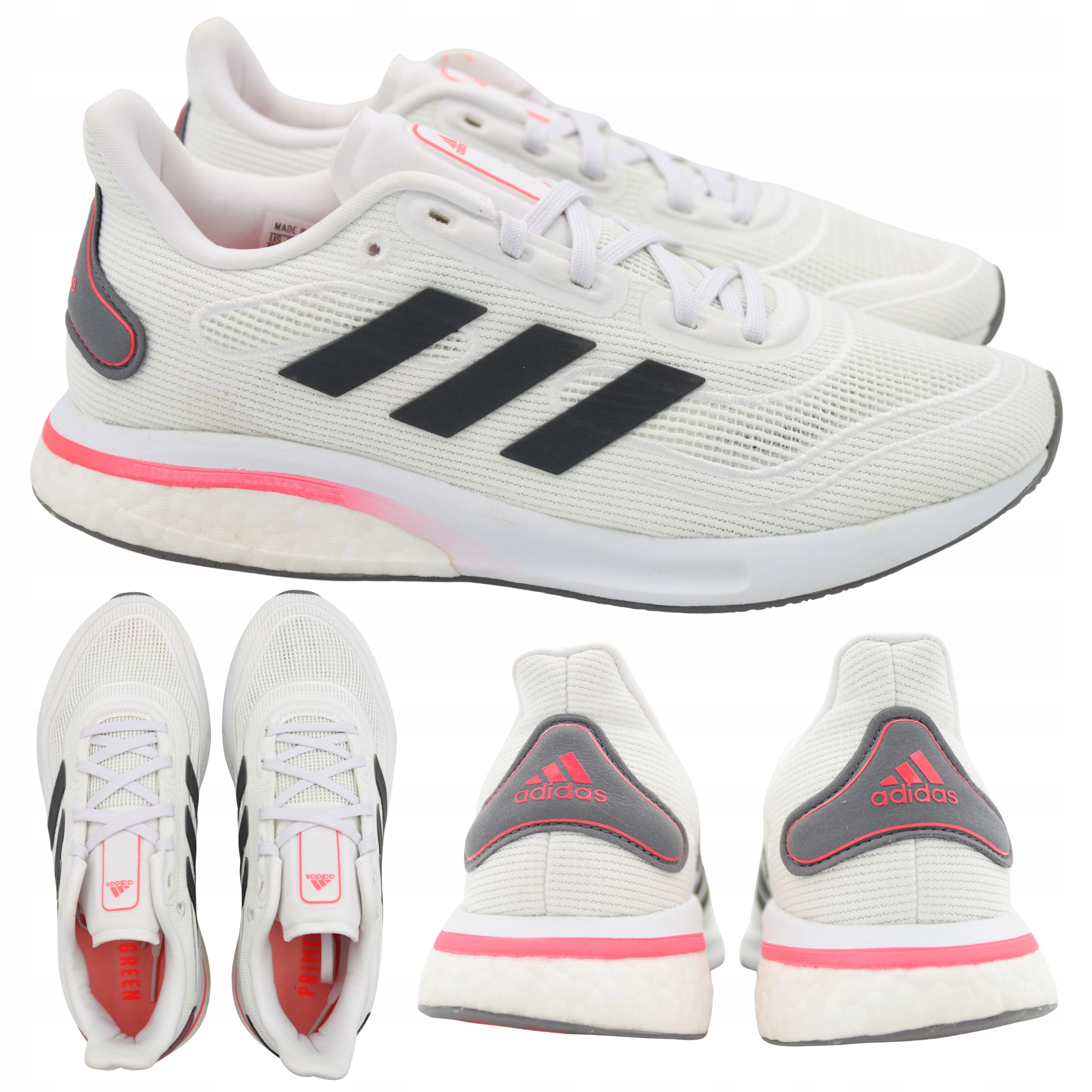 Dámské boty Adidas Supernova FV6020 na běhání, bílé, pohodlné Vel. 40 2/3