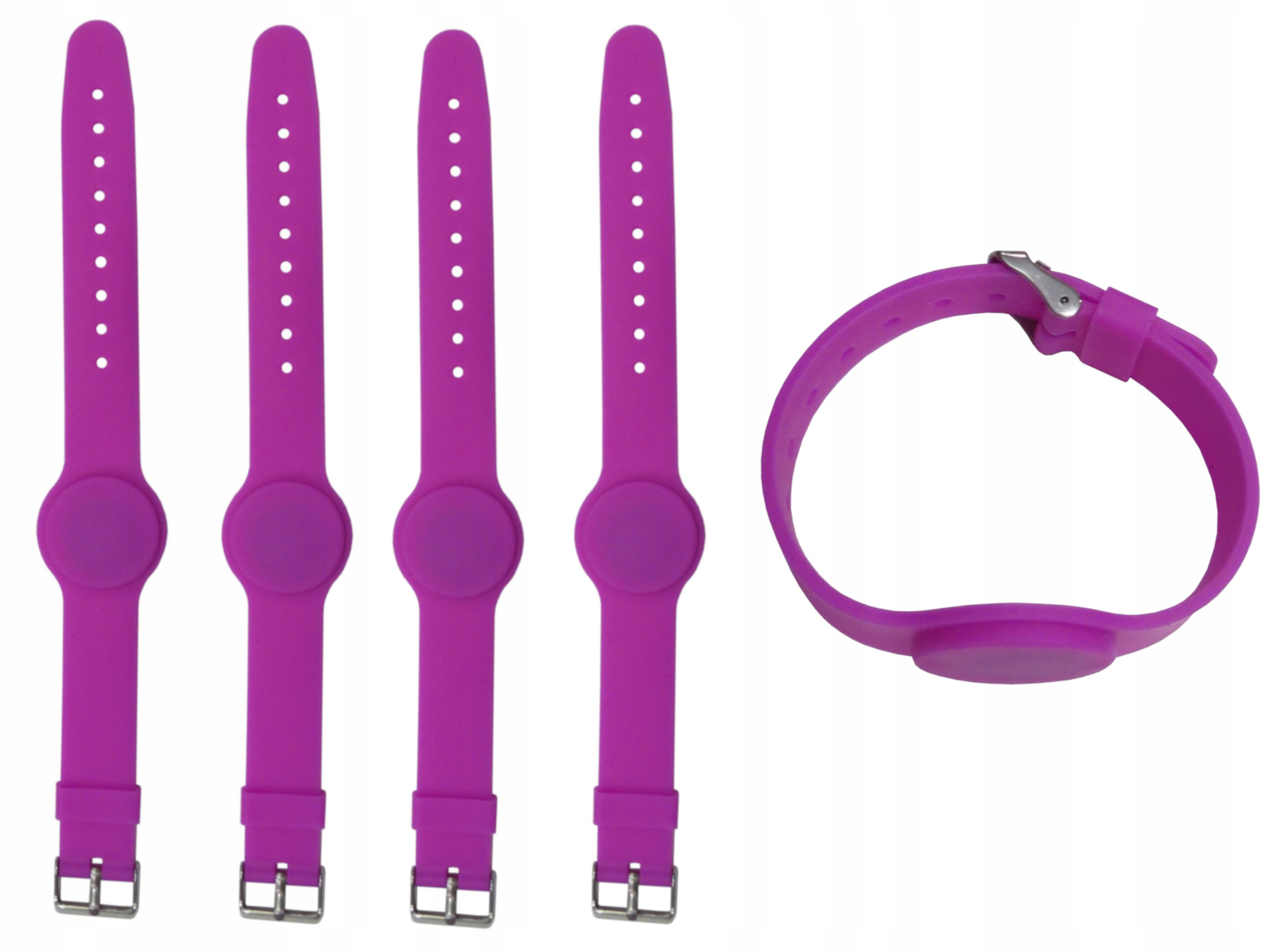 Fialová programovatelná bazénová páska Tag ID T5577 Unique 125kHz 50 kusů