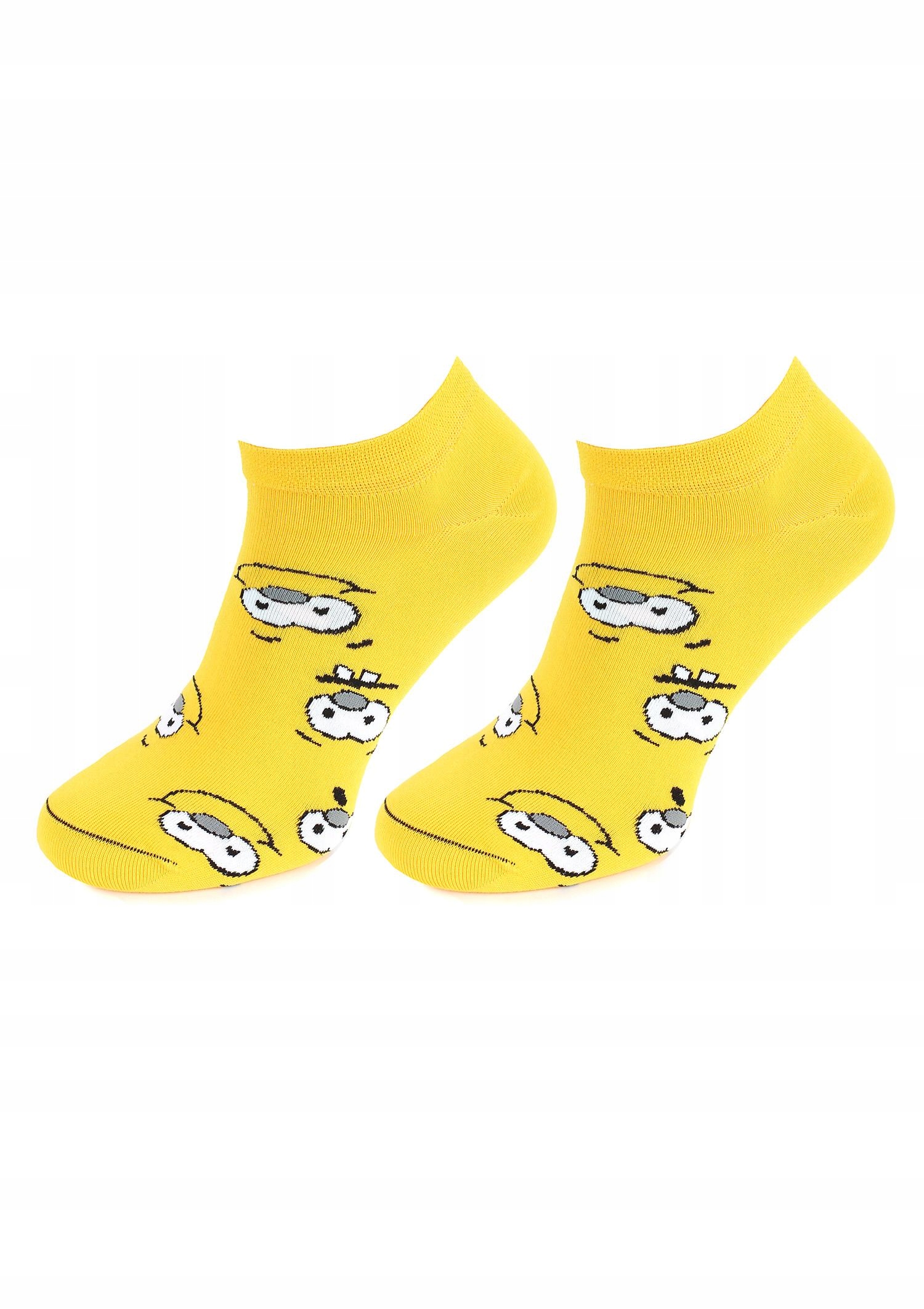

Śmieszne niskie bawełniane skarpetki Footies Smile