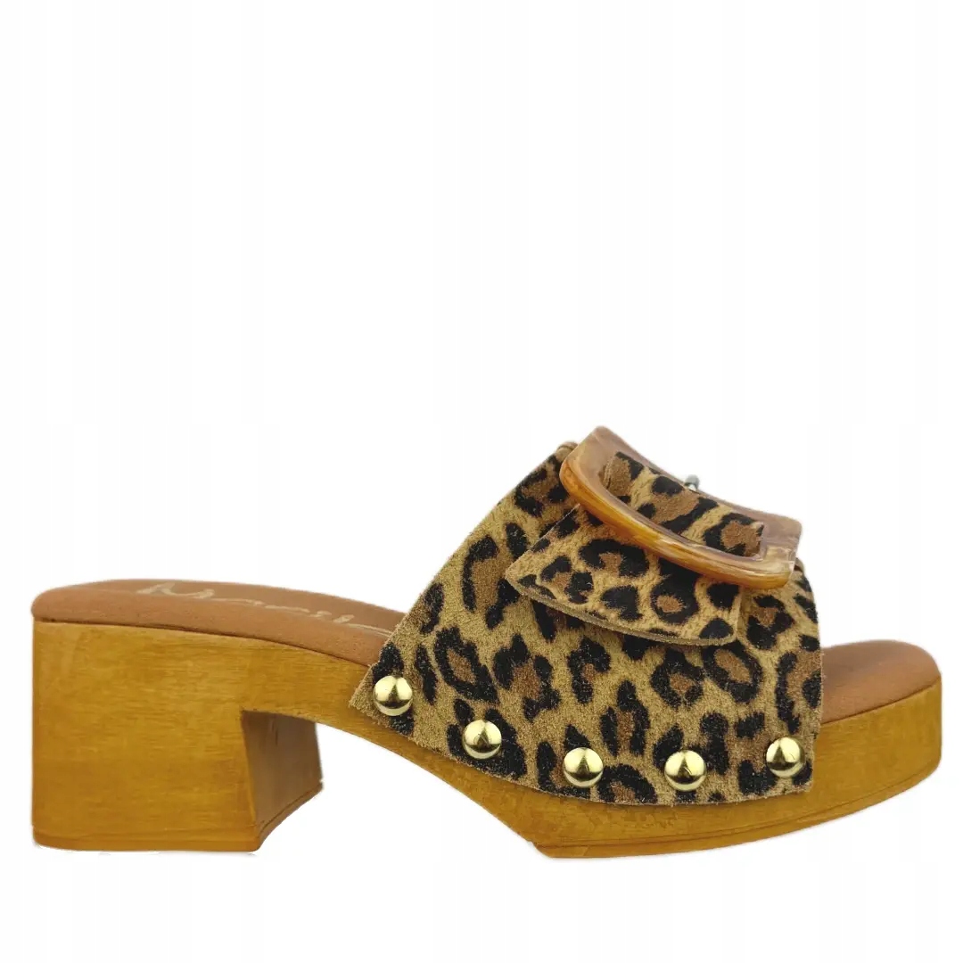 Nazouváky Marila filadelfia leopardo 36, Hnědá