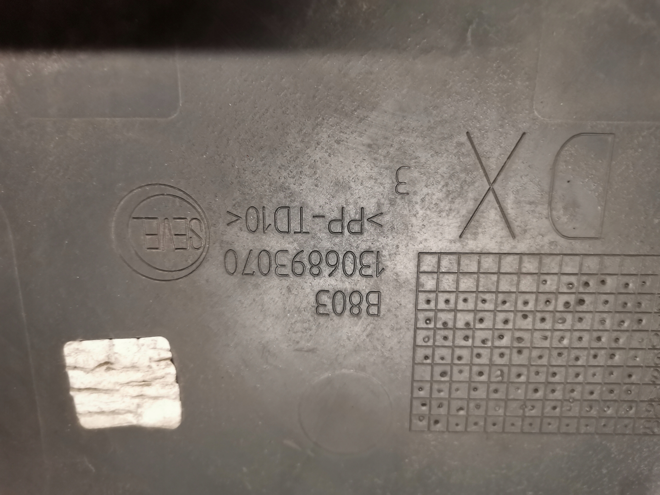 moulding right side FIAT DUCATO BOXER 06- 1306893070