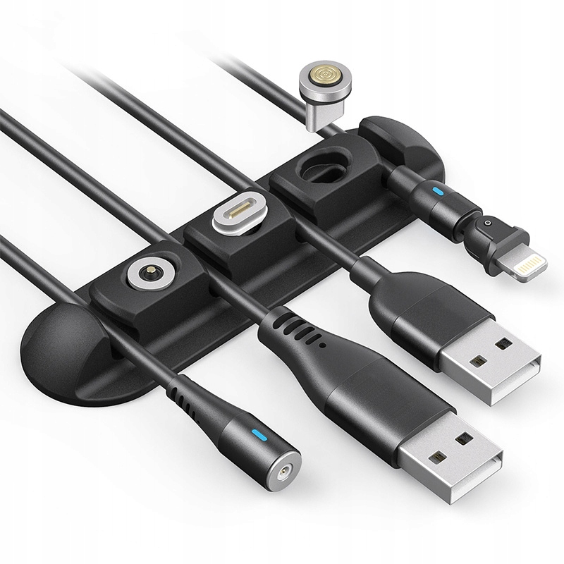 UCHWYT ORGANIZER NA KABLE I KOŃCÓWKI SAMOPRZYLEPNY