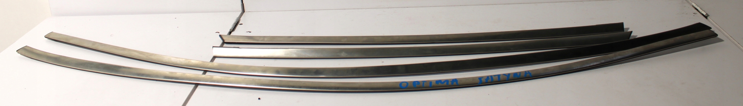 KIA OPTIMA IV LISTWY BOCZNE OZDOBNE CHROM SATYNA