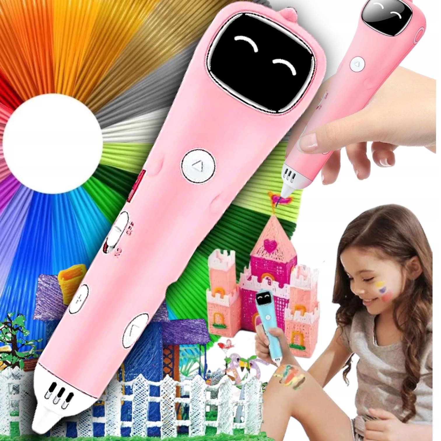 NAJNOWSZY DŁUGOPIS 3D PRO 2.0 BEZPRZEWODOWY + WKŁADY EAN (GTIN) 5901698509897