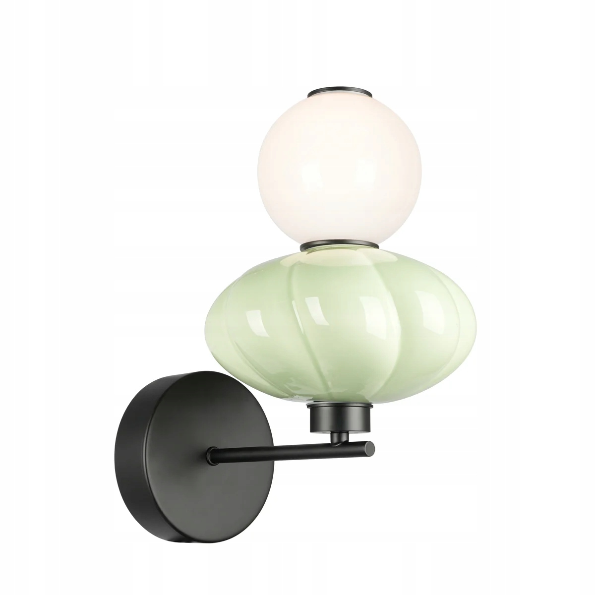 Italux Led nástenné svietidlo Tordi 8W Art Deco Zelená Keramika 34.6 cm