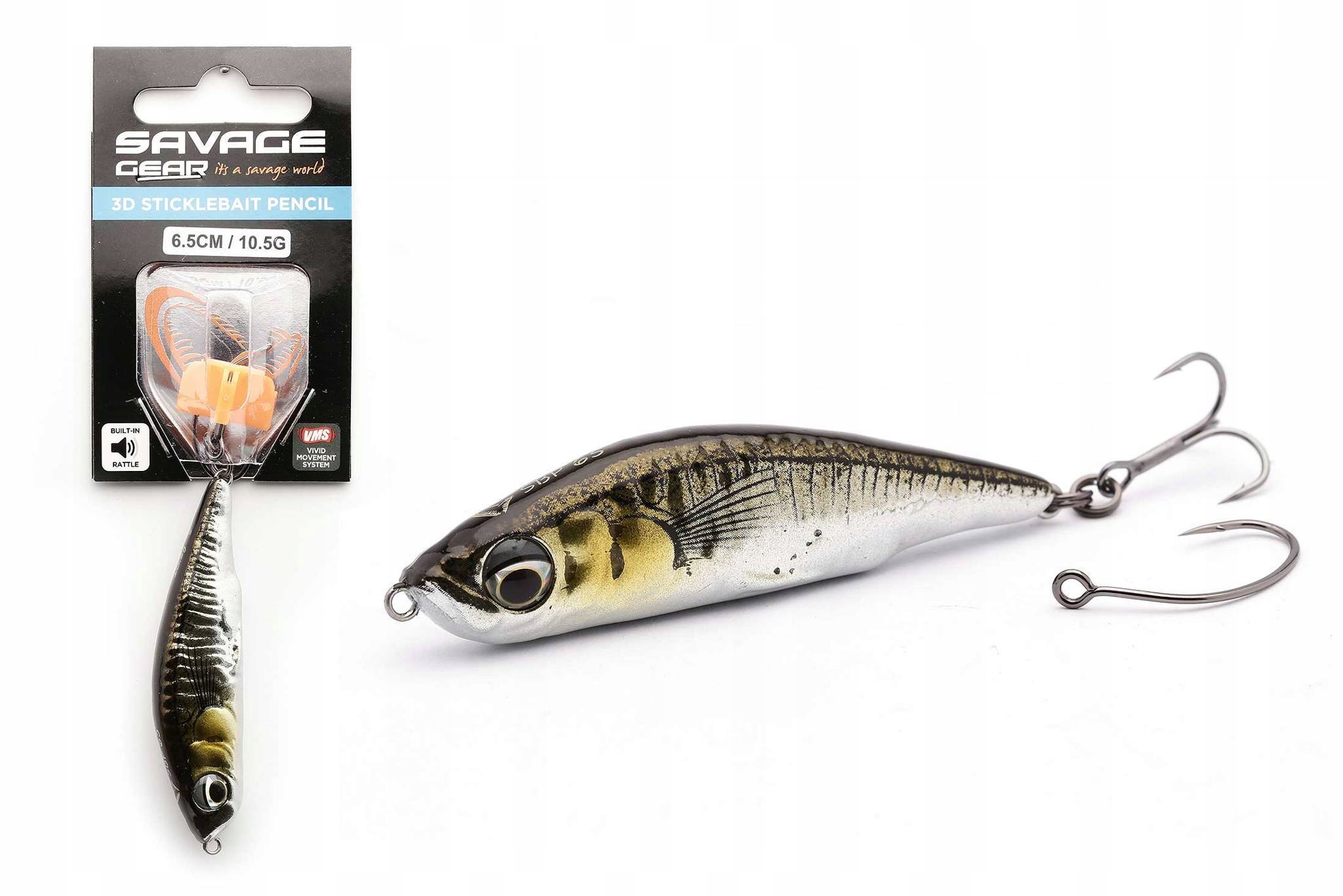 Wobler Savage Gear 3D Sticklebait PENCIL-6,5 cm
