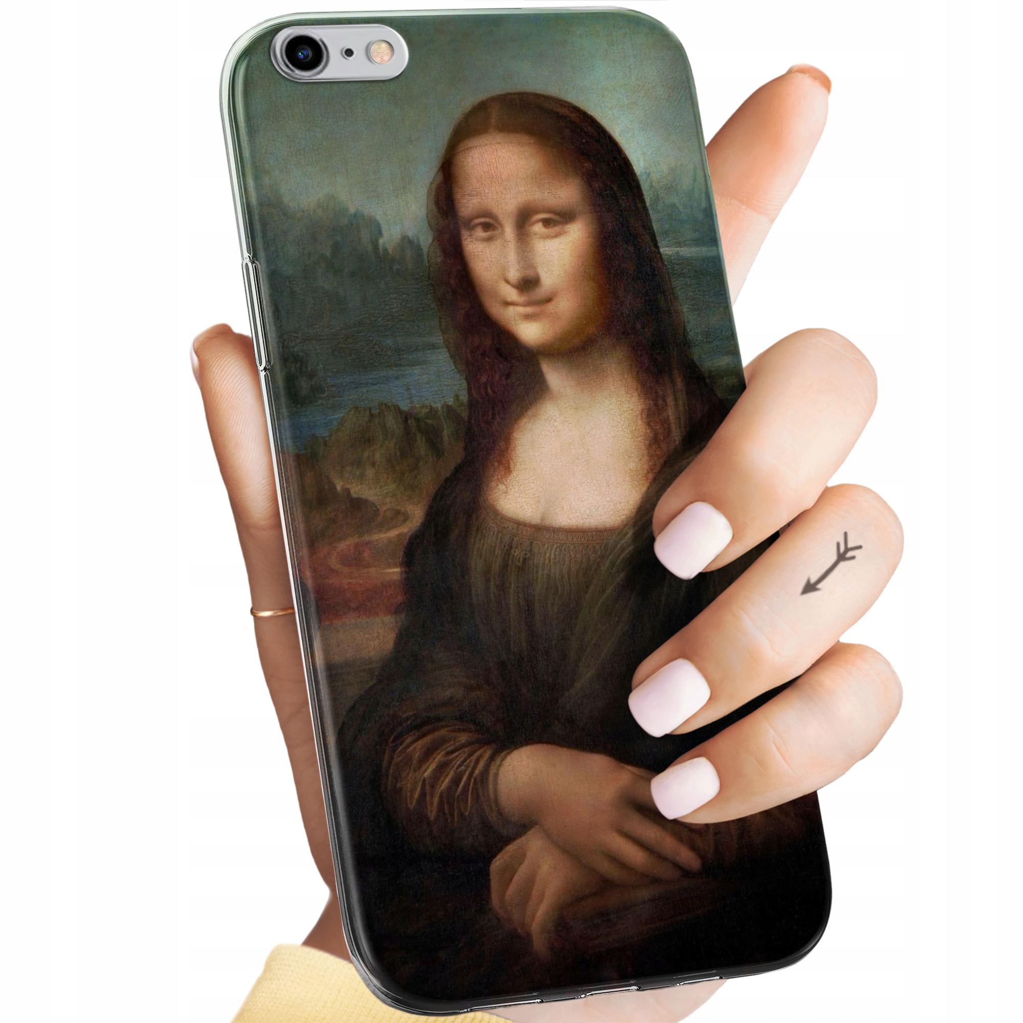 Etui Do Iphone 6 Plus 6S Plus Leonardo Da Vinci Mona Łasiczka Case
