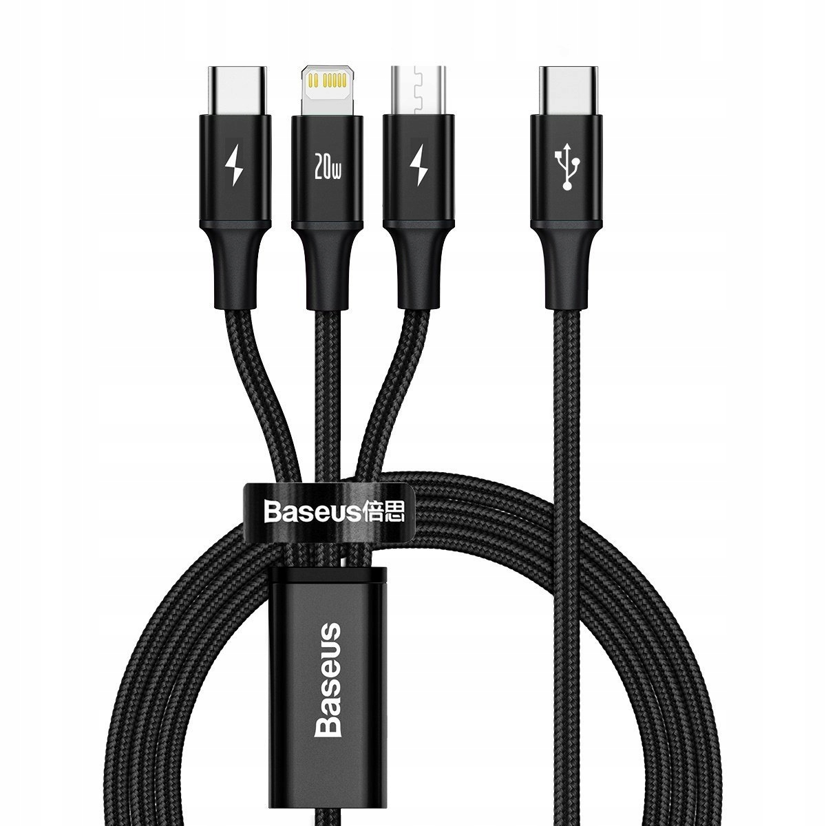

Kabel Usb-c 3w1 Baseus mUSB/Lightning/USB-C 20W