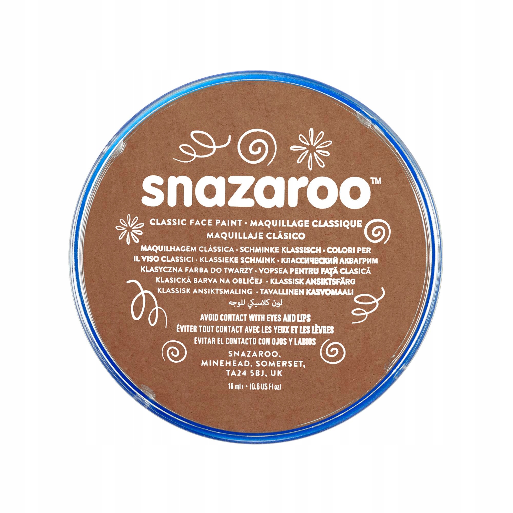 

Farba Do Malowania Twarzy Brąz Beż 18ml Snazaroo